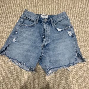 AGOLDE Parker Long Denim Short